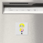 Aimant chibi "mauvaise fille" (In Situ (Lave-vaisselle))