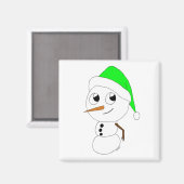 Aimant chibi snowman (Recto/Verso)