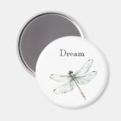 Aimant Chic Blue Dragonflies Dream (Recto/Verso)