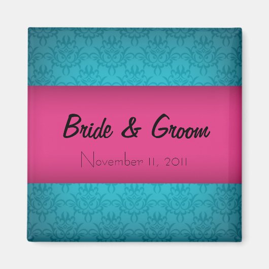 Aimant Chic Enregistrer l'aimant de date (Devant)