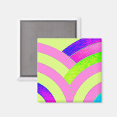 Aimant chic et élégant chevron (Recto/Verso)