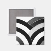 Aimant chic et élégant chevron (Recto/Verso)