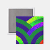 Aimant chic et élégant chevron (Recto/Verso)