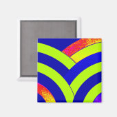 Aimant chic et élégant chevron (Recto/Verso)