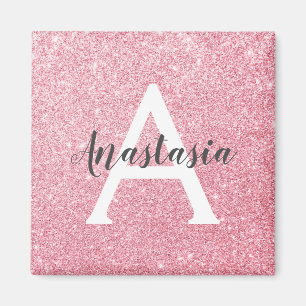 Aimant Chic et tendance rose gold paillettes étincelles m