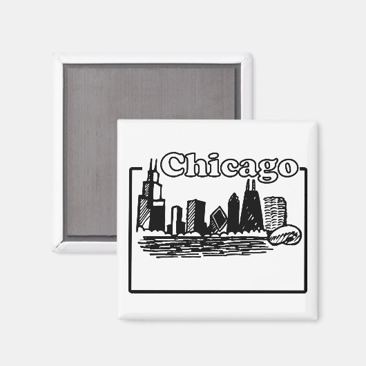 Aimant Chicago (Recto/Verso)