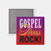 Aimant CHICAGO BLING - "Gospel Divas Rock!" (Recto/Verso)