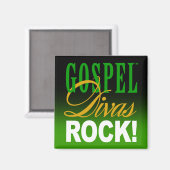 Aimant CHICAGO BLING - "Gospel Divas Rock!" (Recto/Verso)