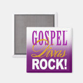 Aimant CHICAGO BLING - "Gospel Divas Rock!" (Recto/Verso)