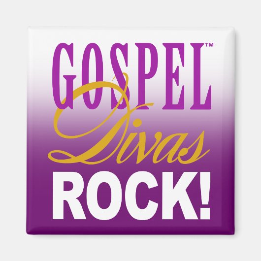 Aimant CHICAGO BLING - "Gospel Divas Rock!" (Devant)