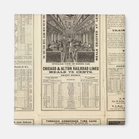 Aimant Chicago et Alton Railroad 2 (Devant)