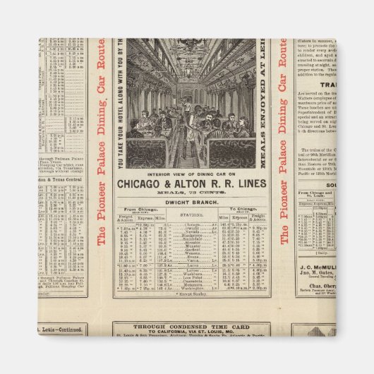 Aimant Chicago et Alton Railroad 3 (Devant)