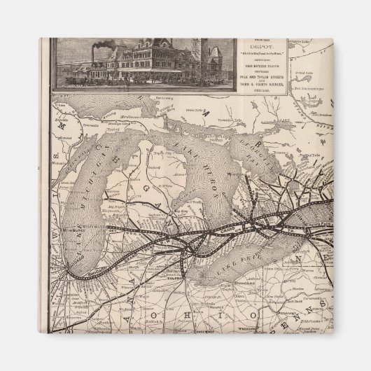 Aimant Chicago et Grand Trunk Railway (Devant)