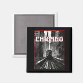 Aimant Chicago Illinois (Recto/Verso)