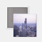 Aimant Chicago, Illinois, États-Unis 2 (Recto/Verso)
