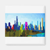 Aimant Chicago Illinois Skyline par Jon Baran (Devant)