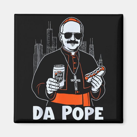 Aimant Chicago Pe Leo Xiv Da Pe New Pe Tribute Godmother (Devant)