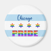 Aimant Chicago Pride (Devant)