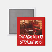 AIMANT CHICAGO RENCONTRE STANLEY (Recto/Verso)