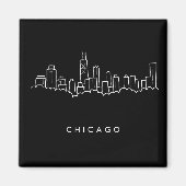 Aimant Chicago Skyline (Devant)