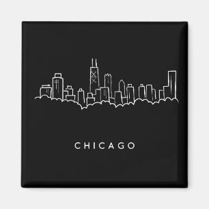 Aimant Chicago Skyline