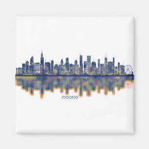 Aimant Chicago Skyline