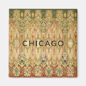 Aimant Chicago Stock Exchange Trading Room Stencil (Devant)