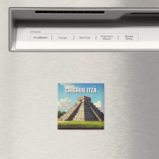 Aimant Chichen Itza Mexico Travel Beach (In Situ (Lave-vaisselle))