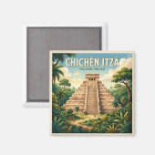 Aimant Chichén Itzá Mexique (Recto/Verso)
