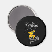 Aimant Chick cycliste #4 (Recto/Verso)