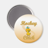 Aimant Chick de hockey (Recto/Verso)