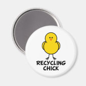 Aimant Chick de recyclage (Recto/Verso)