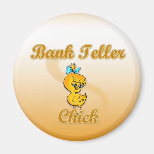 Aimant Chick du vendeur bancaire (Devant)