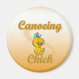 Aimant Chick en canoë
