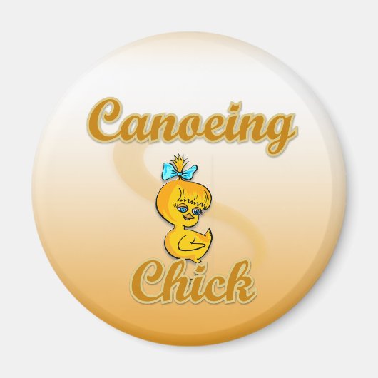 Aimant Chick en canoë (Devant)