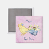 Aimant Chick et panier (Recto/Verso)