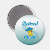 Aimant Chick retraité (Recto/Verso)