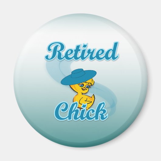 Aimant Chick retraité (Devant)