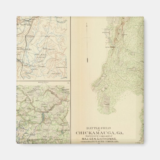 Aimant Chickamauga, Ga (Devant)