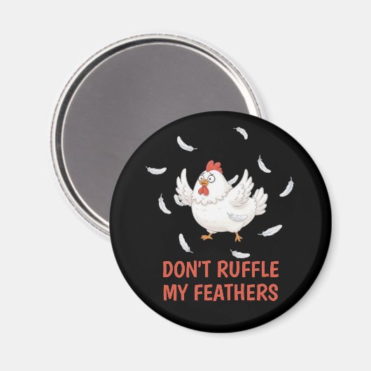 Aimant Chicken Feathers (Recto/Verso)