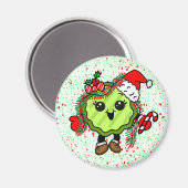 Aimant Chicket de Noël | Collettes de vacances amusantes (Recto/Verso)