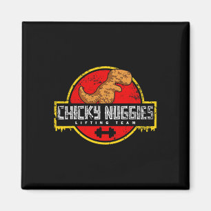 Aimant Chicky Nuggies Lifting Team Chicken Nugget Lover D