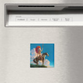 Aimant Chieftess Femme Amérindienne Chef (In Situ (Lave-vaisselle))