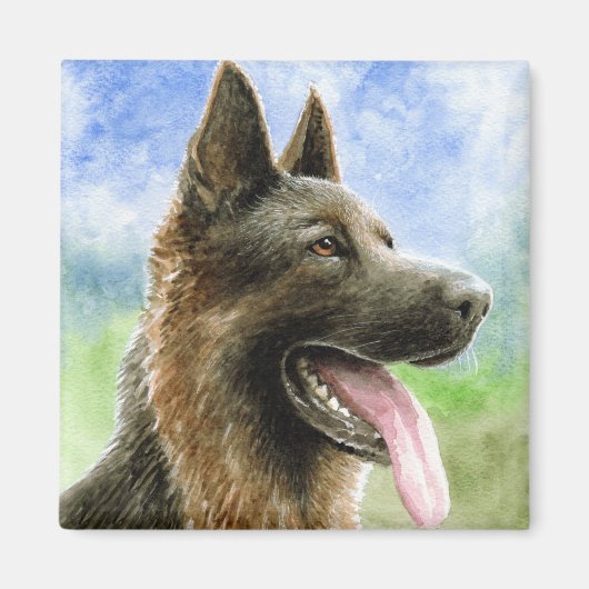 Aimant chien 146 berger allemand (Devant)