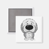 Aimant Chien à nez gros (Recto/Verso)
