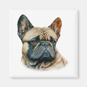 Aimant Chien à tête blanche