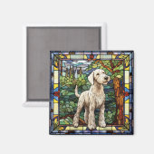 Aimant Chien Airedale (Recto/Verso)