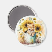 Aimant Chien Aquarell (Recto/Verso)