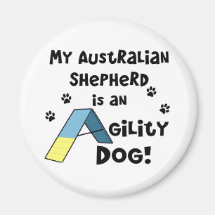 Aimant Chien australien d'agilité de berger
