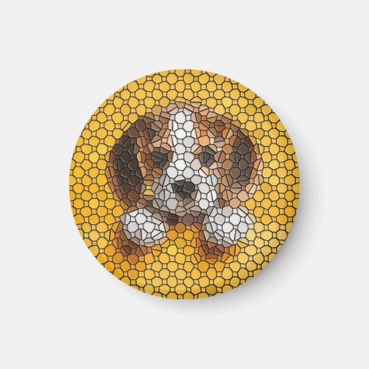 Aimant Chien, Beagle, animal de compagnie (Devant)